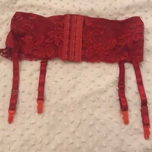 Trashy lingerie garter belt